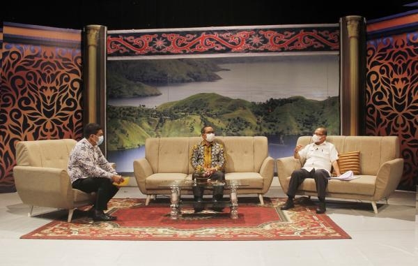 Dialog Interaktif di TVRI Medan, Irman Tegaskan Larangan Mudik Demi Kesehatan Bersama